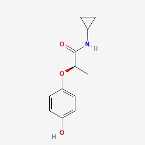 (2R)-N-Cyclopropyl-2-(4-hydroxyphenoxy)propanamide