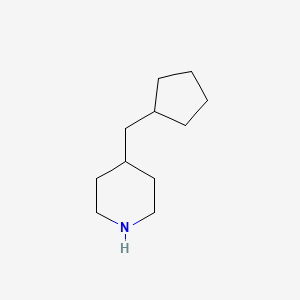 molecular formula C11H21N B1425428 4-(环戊基甲基)哌啶 CAS No. 188844-22-6