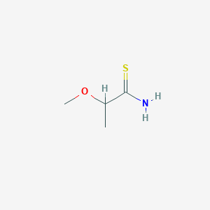 molecular formula C4H9NOS B1425430 2-甲氧基丙硫酰胺 CAS No. 1250027-67-8