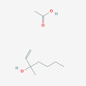 Acetic acid;3-methylhept-1-en-3-ol