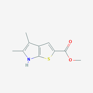 molecular formula C10H11NO2S B1425431 4,5-二甲基-6H-噻吩并[2,3-b]吡咯-2-甲酸甲酯 CAS No. 1338466-50-4