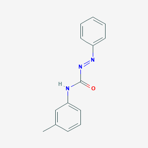 Diazenecarboxamide, N-(3-methylphenyl)-2-phenyl-