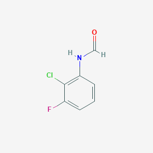 molecular formula C7H5ClFNO B1425433 N-(2-氯-3-氟苯基)甲酰胺 CAS No. 1070892-66-8