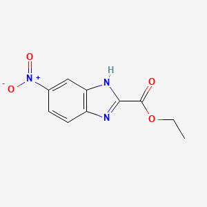 B1425437 ethyl 6-nitro-1H-benzimidazole-2-carboxylate CAS No. 29039-60-9