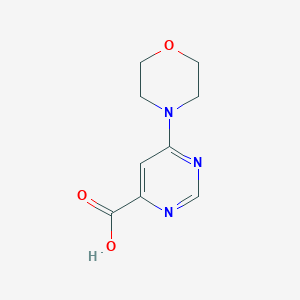 molecular formula C9H11N3O3 B1425441 Acide 6-(morpholin-4-yl)pyrimidine-4-carboxylique CAS No. 933759-51-4