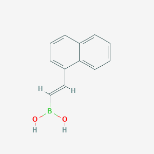 molecular formula C12H11BO2 B1425471 (E)-(2-(萘-1-基)乙烯基)硼酸 CAS No. 352525-97-4