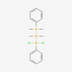 1,1-Dichloro-2,2,3,3-tetramethyl-1,3-diphenyltrisilane