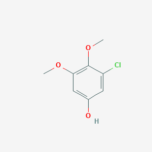 molecular formula C8H9ClO3 B1425474 3-氯-4,5-二甲氧基苯酚 CAS No. 89981-66-8