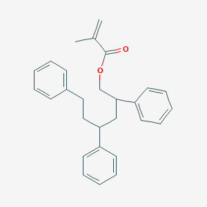 2,4,6-Triphenylhexyl 2-methylprop-2-enoate