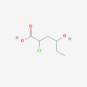 2-Chloro4-hydroxyhexanoic acid