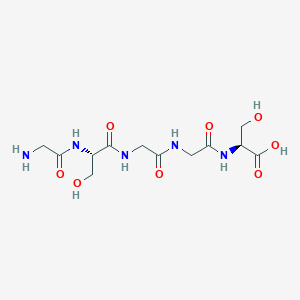 Glycyl-L-serylglycylglycyl-L-serine