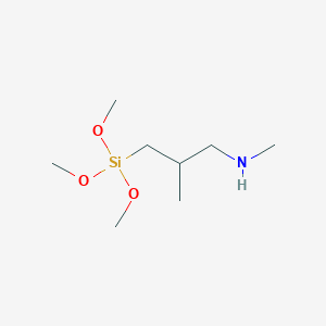 N,2-Dimethyl-3-(trimethoxysilyl)propan-1-amine