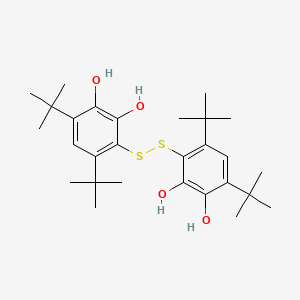 1,2-Benzenediol, 3,3'-dithiobis[4,6-bis(1,1-dimethylethyl)-