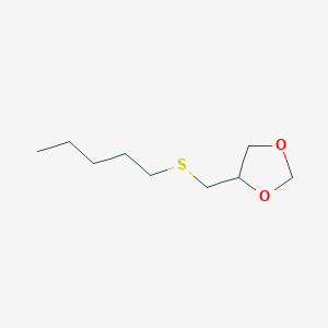 4-[(Pentylsulfanyl)methyl]-1,3-dioxolane