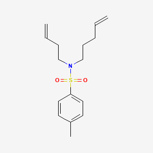 molecular formula C16H23NO2S B14254841 Benzenesulfonamide, N-3-butenyl-4-methyl-N-4-pentenyl- CAS No. 436804-26-1