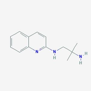 1,2-Propanediamine, 2-methyl-N1-2-quinolinyl-