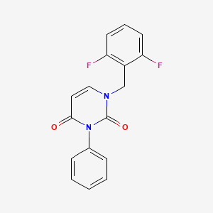 2,4(1H,3H)-Pyrimidinedione, 1-[(2,6-difluorophenyl)methyl]-3-phenyl-