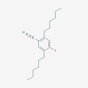 Benzene, 1-ethynyl-2,5-dihexyl-4-iodo-