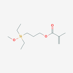 3-[Diethyl(methoxy)silyl]propyl 2-methylprop-2-enoate