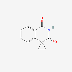 molecular formula C11H9NO2 B1425489 1'H-spiro[cyclopropane-1,4'-isoquinoline]-1',3'(2'H)-dione CAS No. 31267-07-9