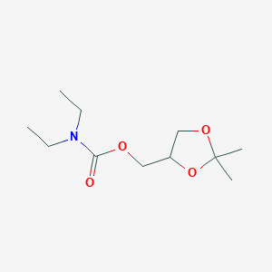 (2,2-Dimethyl-1,3-dioxolan-4-yl)methyl diethylcarbamate