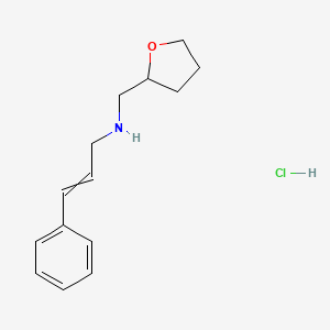 (3-Phenyl-2-propen-1-YL)(tetrahydro-2-furanylmethyl)amine hydrochloride
