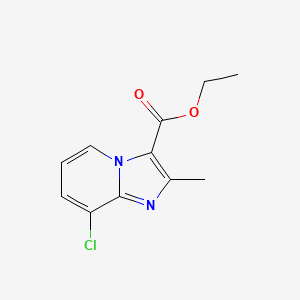 Ethyl 8-chloro-2-methylimidazo[1,2-A]pyridine-3-carboxylate