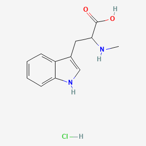 molecular formula C12H15ClN2O2 B1425501 H-N-Me-Trp-OH.HCl CAS No. 5965-27-5