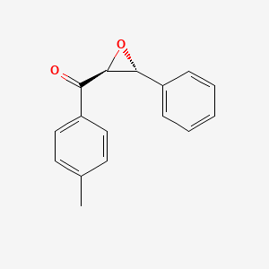 molecular formula C16H14O2 B14255195 (4-methylphenyl)-[(2S,3S)-3-phenyloxiran-2-yl]methanone 