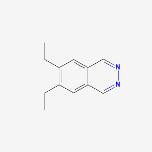 molecular formula C12H14N2 B14255224 6,7-Diethylphthalazine CAS No. 441772-76-5