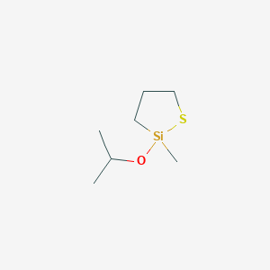 molecular formula C7H16OSSi B14255248 2-Methyl-2-[(propan-2-yl)oxy]-1,2-thiasilolane CAS No. 403664-89-1