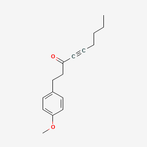 4-Nonyn-3-one, 1-(4-methoxyphenyl)-