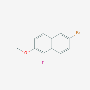 Naphthalene, 6-bromo-1-fluoro-2-methoxy-