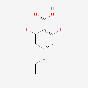 molecular formula C9H8F2O3 B1425536 4-Ethoxy-2,6-difluorobenzoic acid CAS No. 916483-56-2