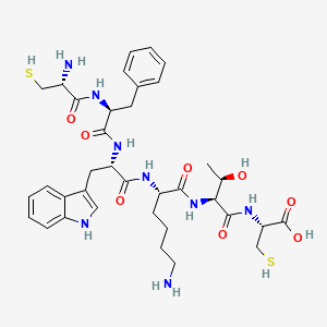 L-Cysteinyl-L-phenylalanyl-L-tryptophyl-L-lysyl-L-threonyl-L-cysteine