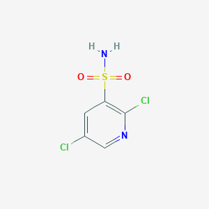 molecular formula C5H4Cl2N2O2S B1425538 2,5-二氯-吡啶-3-磺酸酰胺 CAS No. 1208081-90-6