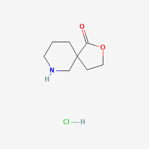 2-oxa-9-azaspiro[4.5]decan-1-one;hydrochloride