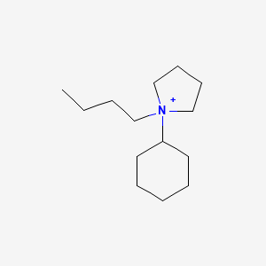 1-Butyl-1-cyclohexylpyrrolidin-1-ium