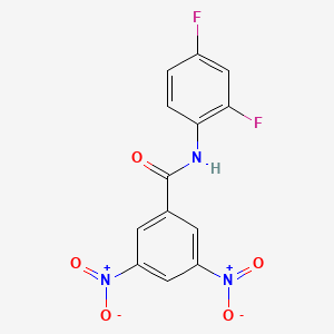 N-(2,4-difluorophenyl)-3,5-dinitrobenzamide