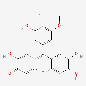 3H-Xanthen-3-one, 2,6,7-trihydroxy-9-(3,4,5-trimethoxyphenyl)-