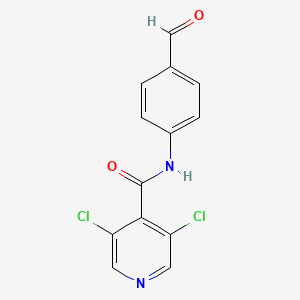 3,5-Dichloro-N-(4-formylphenyl)pyridine-4-carboxamide