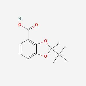 1,3-Benzodioxole-4-carboxylic acid, 2-(1,1-dimethylethyl)-2-methyl-