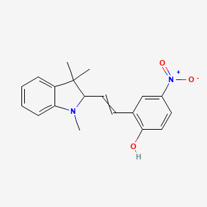 4-Nitro-2-[2-(1,3,3-trimethyl-2,3-dihydro-1H-indol-2-yl)ethenyl]phenol