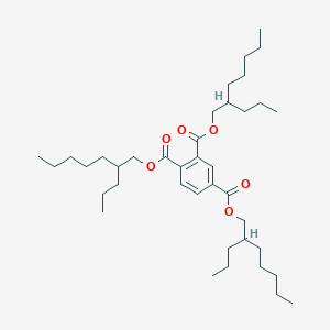 molecular formula C39H66O6 B14255528 Tris(2-propylheptyl) benzene-1,2,4-tricarboxylate CAS No. 169953-03-1