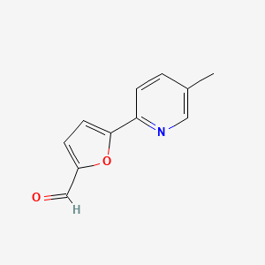 5-(5-Methylpyridin-2-yl)furan-2-carbaldehyde