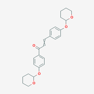 1,3-Bis{4-[(oxan-2-yl)oxy]phenyl}prop-2-en-1-one