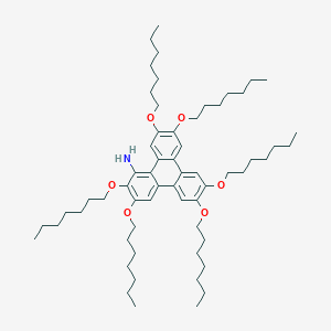 2,3,6,7,10,11-Hexakis(heptyloxy)triphenylen-1-amine