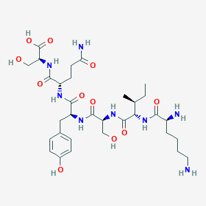 L-Lysyl-L-isoleucyl-L-seryl-L-tyrosyl-L-glutaminyl-L-serine