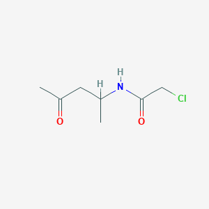 2-Chloro-N-(4-oxopentan-2-yl)acetamide