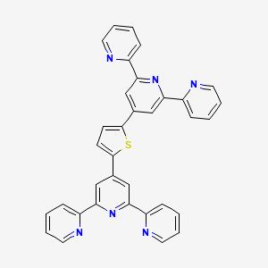 4-[5-(2,6-Dipyridin-2-ylpyridin-4-yl)thiophen-2-yl]-2,6-dipyridin-2-ylpyridine